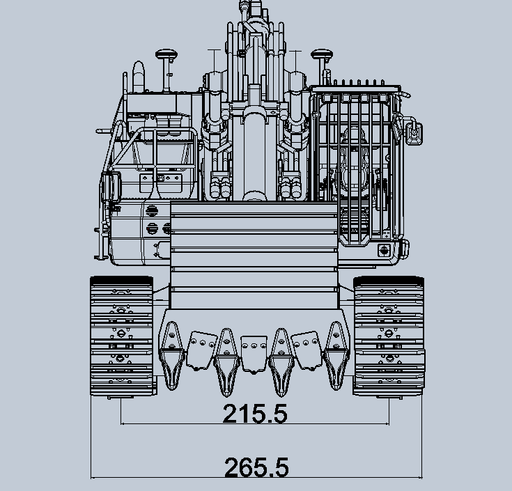 BM Model 1:14 374NG Excavator