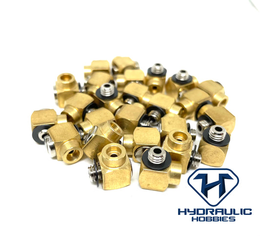 90 degree 4mm brass fittings