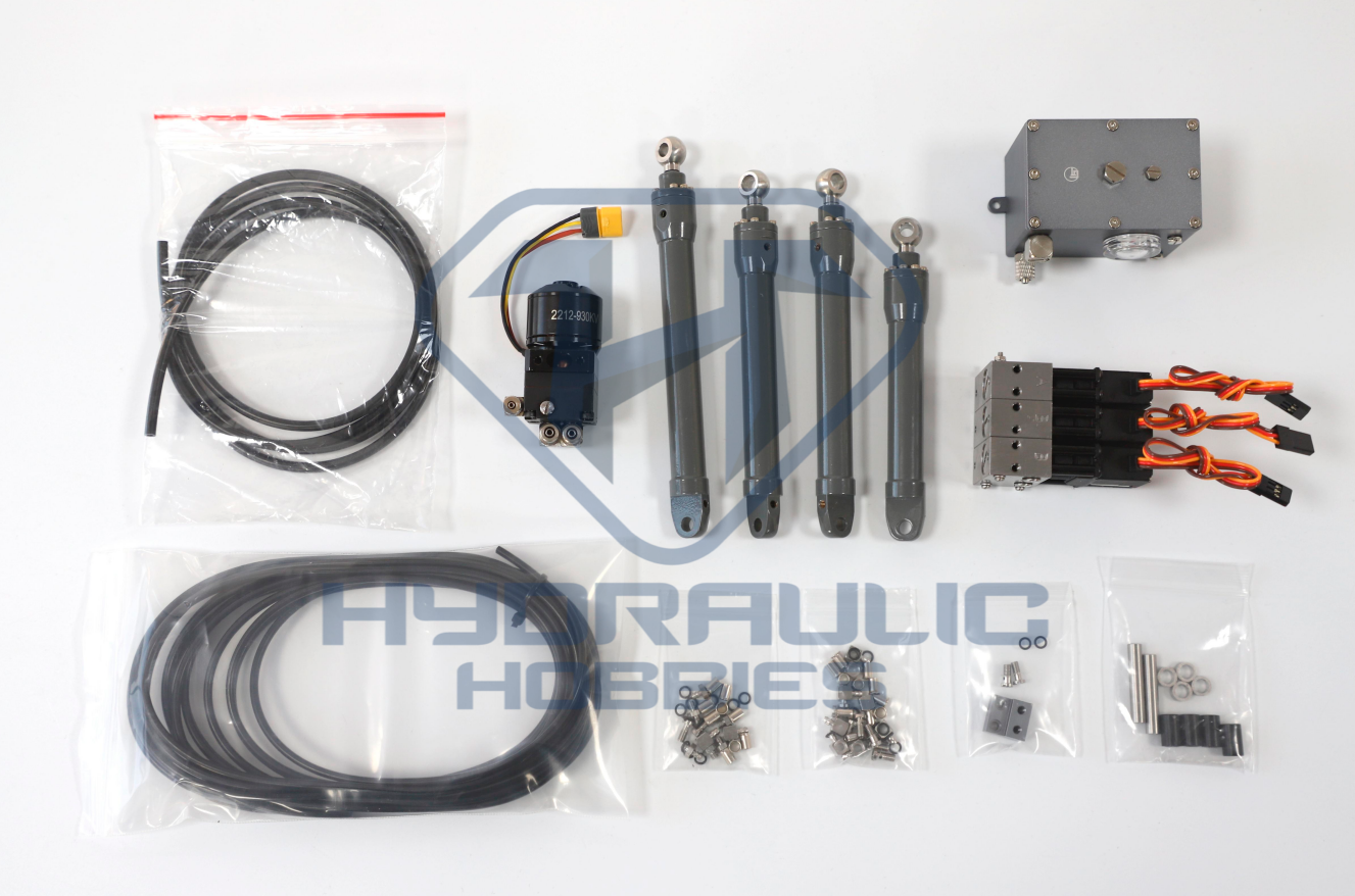 Rc hydraulic top excavator kits