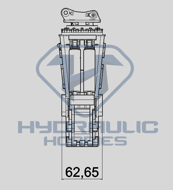 BM Model K970 Excavator Hydraulic Shear