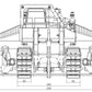 JDM-575 Mining Bulldozer Model