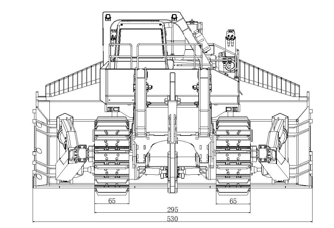 JDM-575 Mining Bulldozer Model