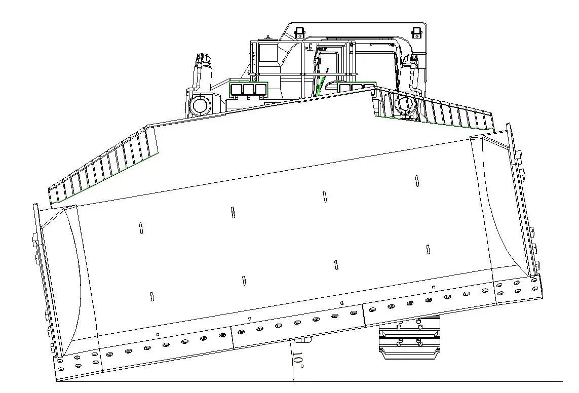 JDM-575 Mining Bulldozer Model