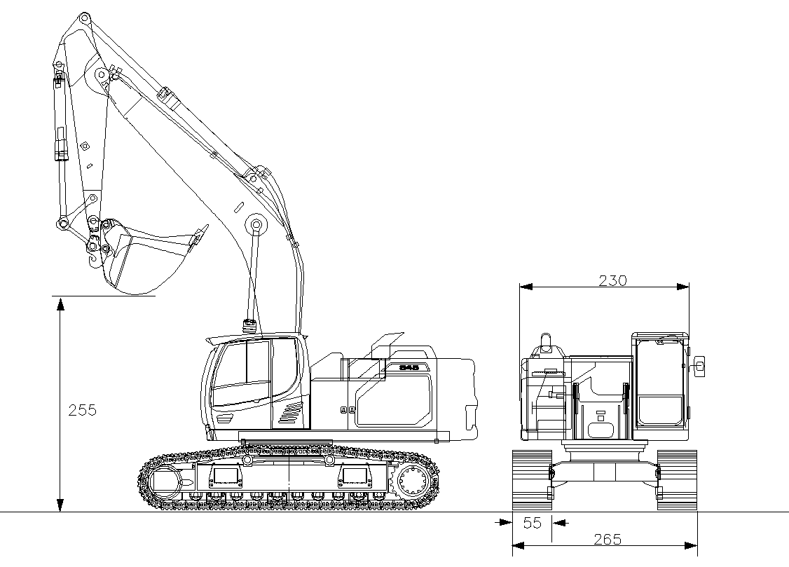 XD Model 945 Excavator