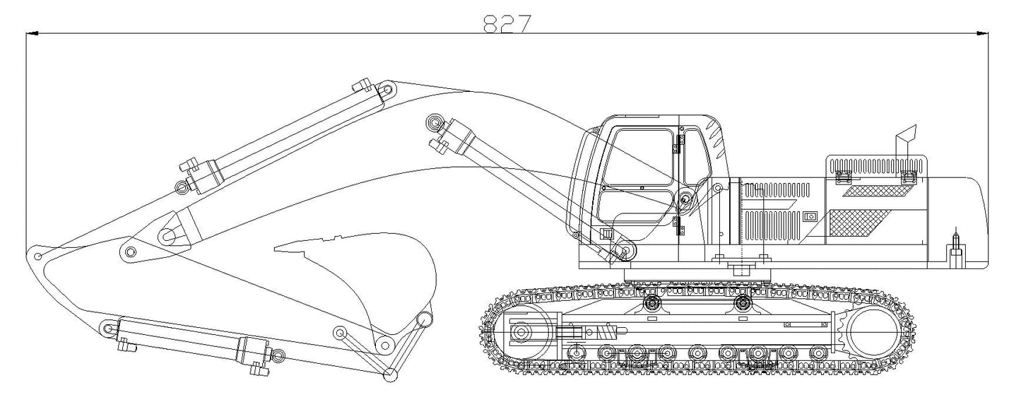 JD Models 360L Excavator